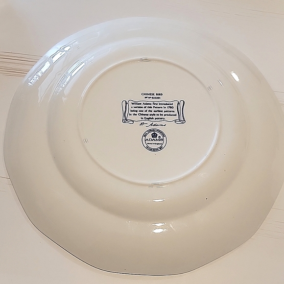 🍃 William Adams Chinese Bird plate - Picture 3 of 4